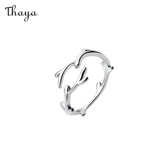 Thaya 925 Silver Eternal Growth Branch Ring